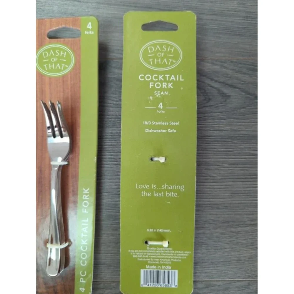 3 sets of 4 cocktail forks